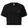 Crop Top Femme Brodé "Souleu & Baieta" - Instant détente