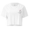 Crop Top Femme Brodé "Souleu & Baieta" Instant Détente