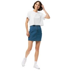 Crop Top Femme Brodé "Souleu & Baieta" Instant Détente