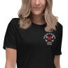 T-shirt Femme Brodé Cœur Chambrage - Souleu & Baieta Nice