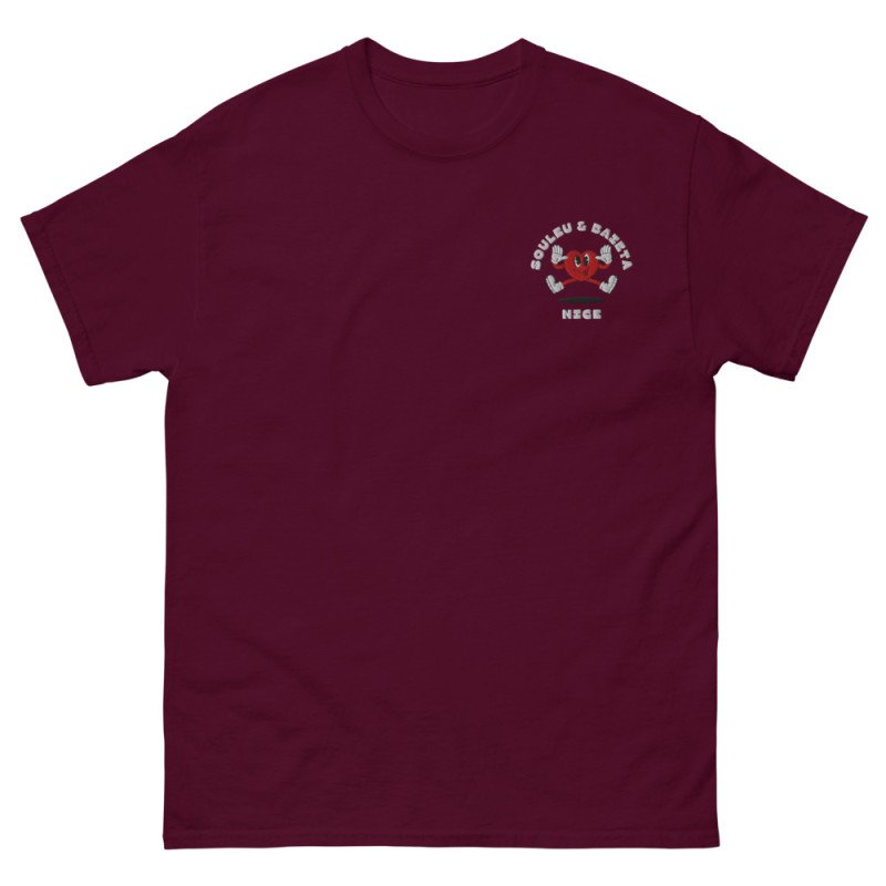 T-shirt Brodé Coeur Chambrage - Souleu & Baieta T-shirt Brodé Coeur Chambrage - Souleu & Baieta