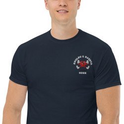 T-shirt Brodé Cœur Chambrage - Souleu & Baieta