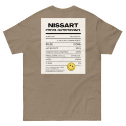 T-shirt Profil Nutritionnel du Niçois | Marque Niçoise | Souleu & Baieta