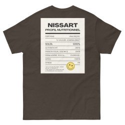 T-shirt "Profil Nutritionnel du Niçois" – Broderie Souleu & Baieta