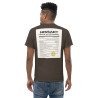 T-shirt "Profil Nutritionnel du Niçois" – Broderie Souleu & Baieta