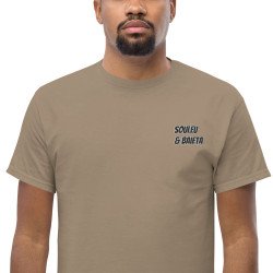 T-shirt "Profil Nutritionnel du Niçois" – Broderie Souleu & Baieta