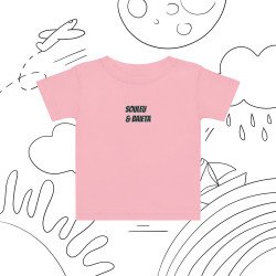 T-shirt Bébé "Profil du Niçois" – Broderie Souleu & Baieta
