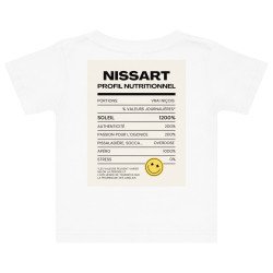 T-shirt Bébé "Profil du Niçois" – Broderie Souleu & Baieta