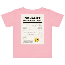 T-shirt Bébé "Profil du Niçois" – Broderie Souleu & Baieta