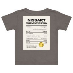 T-shirt Bébé "Profil du Niçois" – Broderie Souleu & Baieta