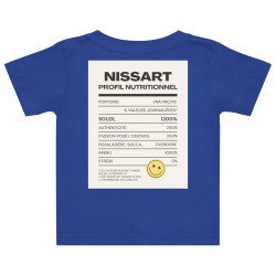 T-shirt Bébé "Profil du Niçois" – Broderie Souleu & Baieta