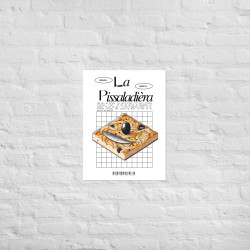 Affiche "Pissaladière – Saveur Niçoise" par Souleu & Baieta