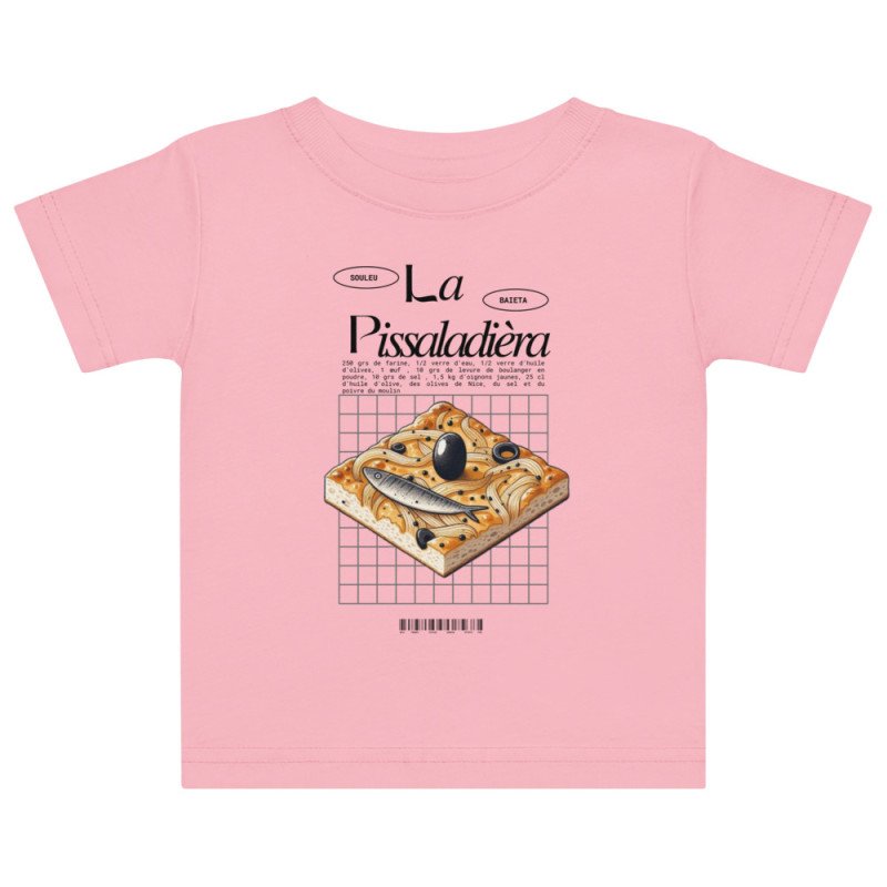 T-shirt Bébé "La Pissaladièra" – Souleu & Baieta