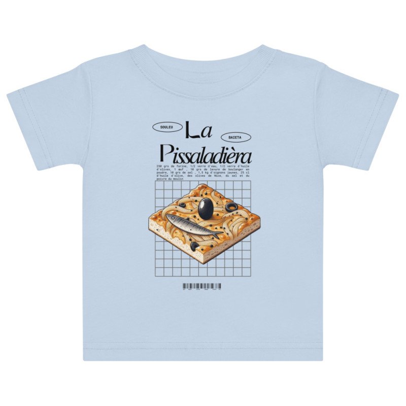 T-shirt Bébé "La Pissaladièra" – Souleu & Baieta