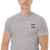 T-shirt "La Socca " – Tradition Niçoise Broderie Souleu & Baieta
