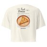 Crop Top "Socca" – Tradition Niçoise par Souleu & Baieta
