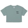 Crop Top "Socca" – Tradition Niçoise par Souleu & Baieta