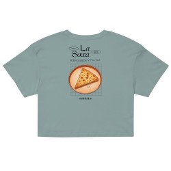 Crop Top "Socca" – Tradition Niçoise par Souleu & Baieta