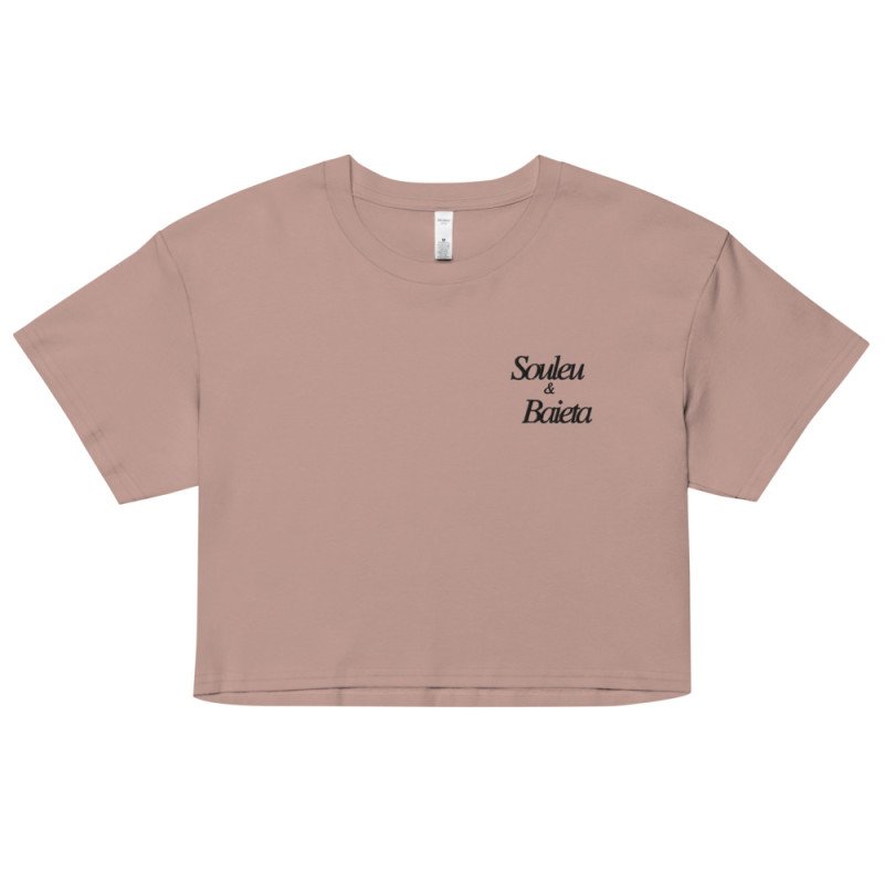 Crop Top "Socca" – Tradition Niçoise par Souleu & Baieta