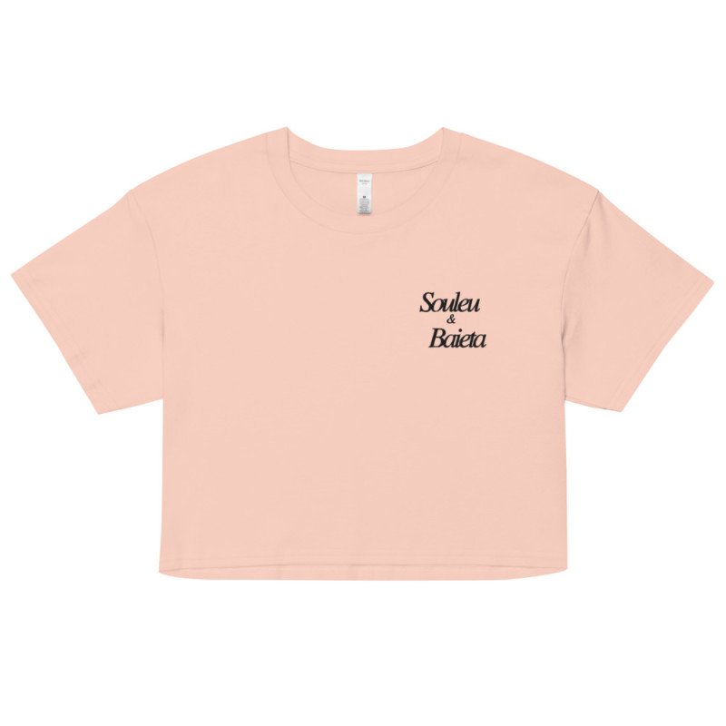 Crop Top "Socca" – Tradition Niçoise par Souleu & Baieta
