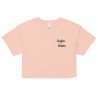 Crop Top "Socca" – Tradition Niçoise par Souleu & Baieta