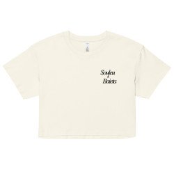 Crop Top "Socca" – Tradition Niçoise par Souleu & Baieta