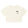 Crop Top "Socca" – Tradition Niçoise par Souleu & Baieta
