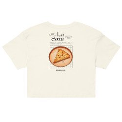 Crop Top "Socca" – Tradition Niçoise par Souleu & Baieta