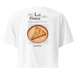 Crop Top "Socca" – Tradition Niçoise par Souleu & Baieta