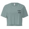 Crop Top "Socca" – Tradition Niçoise par Souleu & Baieta