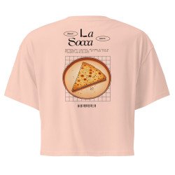 Crop Top "Socca" – Tradition Niçoise par Souleu & Baieta