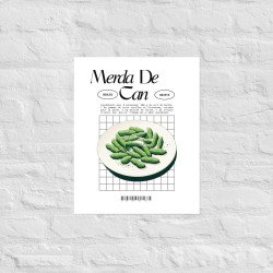 Affiche "Merda de Can" – Saveur niçoise par Souleu & Baieta