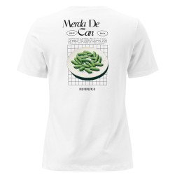 T-shirt Femme "Merda de Can" – Saveur niçoise Broderie Souleu & Baieta