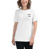 T-shirt Femme "Merda de Can" – Saveur niçoise Broderie Souleu & Baieta