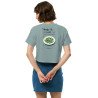 Crop Top "Merda de Can" – Saveur Niçoise Broderie Souleu & Baieta