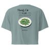 Crop Top "Merda de Can" – Saveur Niçoise Broderie Souleu & Baieta