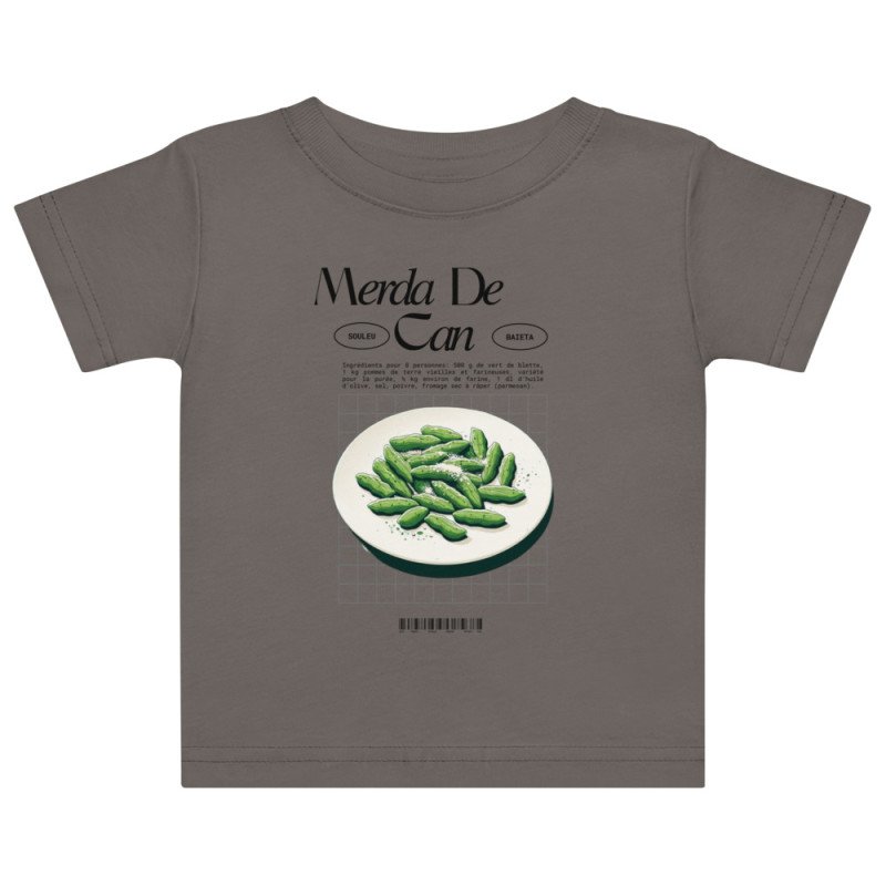T-shirt bébé "Merda de Can" – Saveur Niçoise par Souleu & Baieta T-shirt bébé "Merda de Can" – Saveur Niçoise par Souleu & Baieta