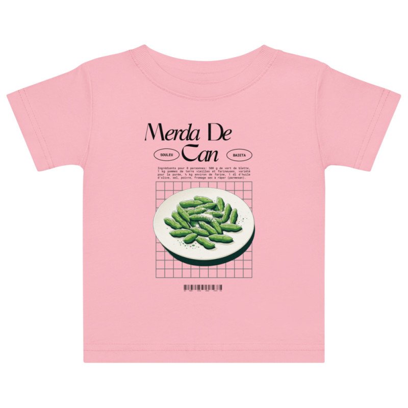 T-shirt bébé "Merda de Can" – Saveur Niçoise par Souleu & Baieta T-shirt bébé "Merda de Can" – Saveur Niçoise par Souleu & Baieta