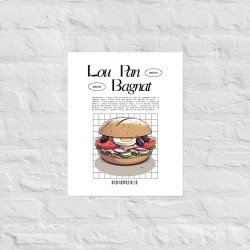Affiche Lou Pan Bagnat - Trésor de la Méditerranée par Souleu & Baieta