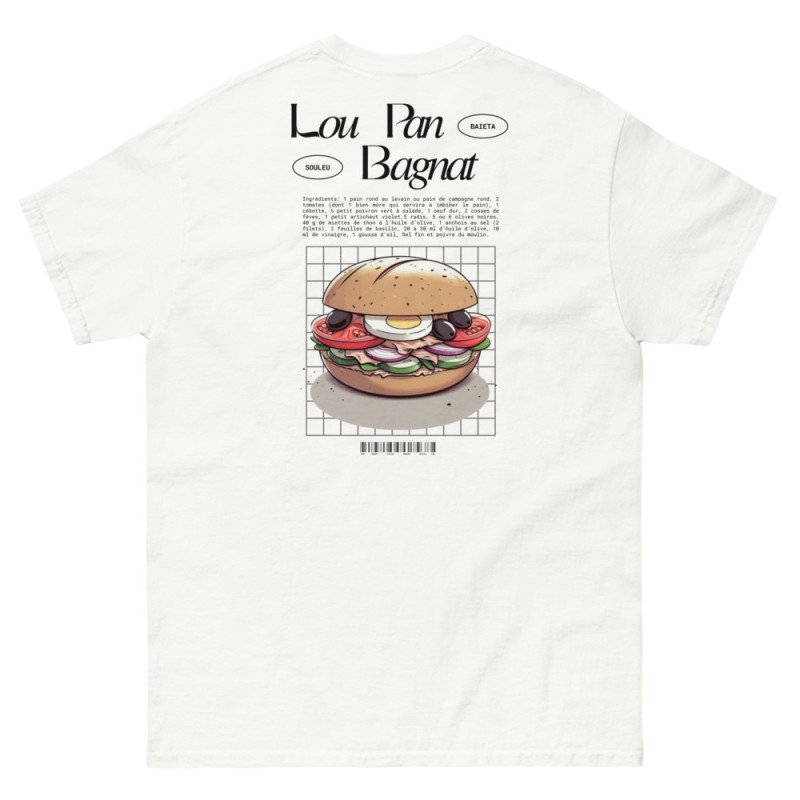 T-shirt Lou Pan Bagnat – Trésor de la Méditerranée avec broderie Souleu & Baieta T-shirt Lou Pan Bagnat – Trésor de la Méditerranée avec broderie Souleu & Baieta