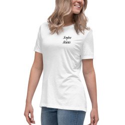T-shirt femme Lou Pan Bagnat – Trésor de la Méditerranée avec broderie "Souleu & Baieta"