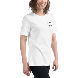 T-shirt femme Lou Pan Bagnat – Trésor de la Méditerranée avec broderie "Souleu & Baieta"