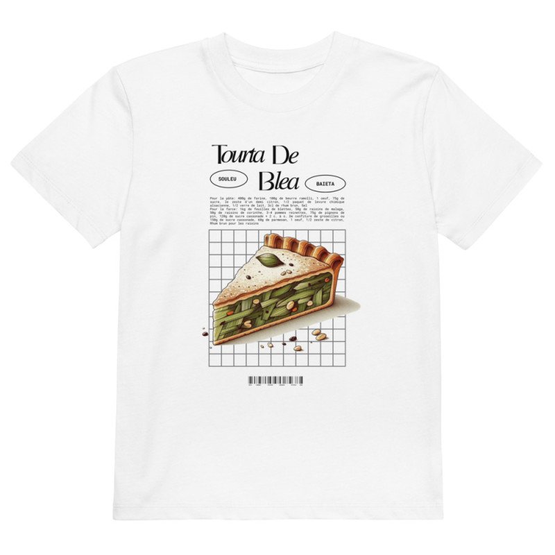 T-shirt Enfant "Tourta de Blea" – Une douceur niçoise par Souleu & Baieta T-shirt Enfant "Tourta de Blea" – Une douceur niçoise par Souleu & Baieta