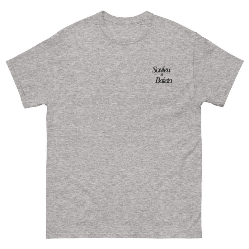 T-shirt Tourta de Blea – Une douceur niçoise avec broderie "Souleu & Baieta" T-shirt Tourta de Blea – Une douceur niçoise avec broderie "Souleu & Baieta"