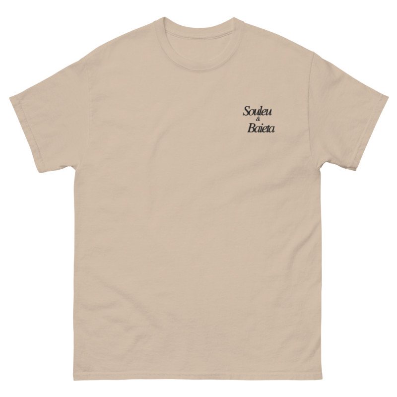 T-shirt Tourta de Blea – Une douceur niçoise avec broderie "Souleu & Baieta" T-shirt Tourta de Blea – Une douceur niçoise avec broderie "Souleu & Baieta"