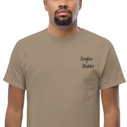 T-shirt Tourta de Blea – Une douceur niçoise avec broderie "Souleu & Baieta"