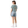 Crop top Tourta de Blea – Une douceur niçoise avec broderie "Souleu & Baieta"