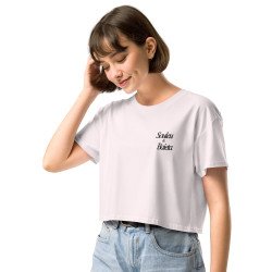Crop top Tourta de Blea – Une douceur niçoise avec broderie "Souleu & Baieta"