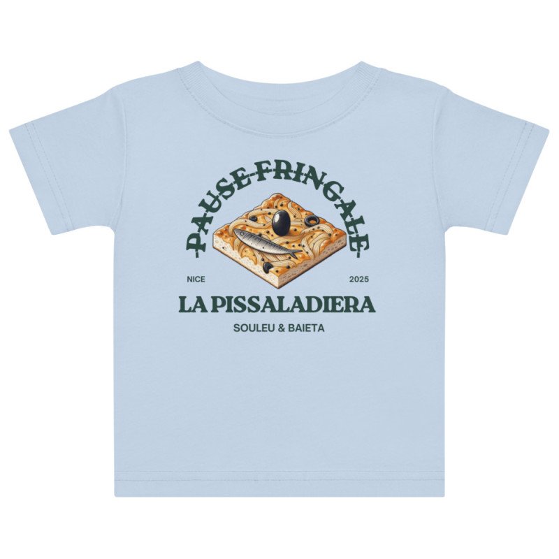 T-shirt Bébé "La Pissaladièra - Pause Fringale"