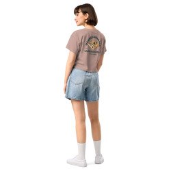 Crop top "La Pissaladièra - Pause Fringale" avec broderie Souleu & Baieta